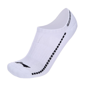 Gambar Lining awsm071 kontra pria kaus kaki olahraga (Putih hitam AWSM071 1)