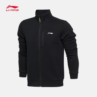Gambar LINING jaringan resmi musim semi laki laki yang baru kebugaran cardigan (Standar hitam)