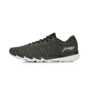 Gambar LINING Model Musim Semi Dan Musim Gugur Produk Asli Pria Pelatihan Kebugaran Sepatu Sepatu Pria (New dasar hitam silver)