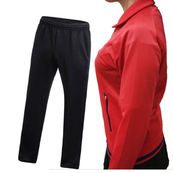 Gambar LINING pria dan wanita ayat yang sama baru cepat kering celana Wei (546 merah dan hitam ms. set)