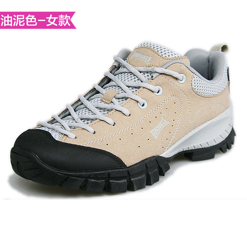LONSDALE untuk pria dan wanita tahan slip redaman sepatu hiking sepatu mendaki luar ruangan (Minyak