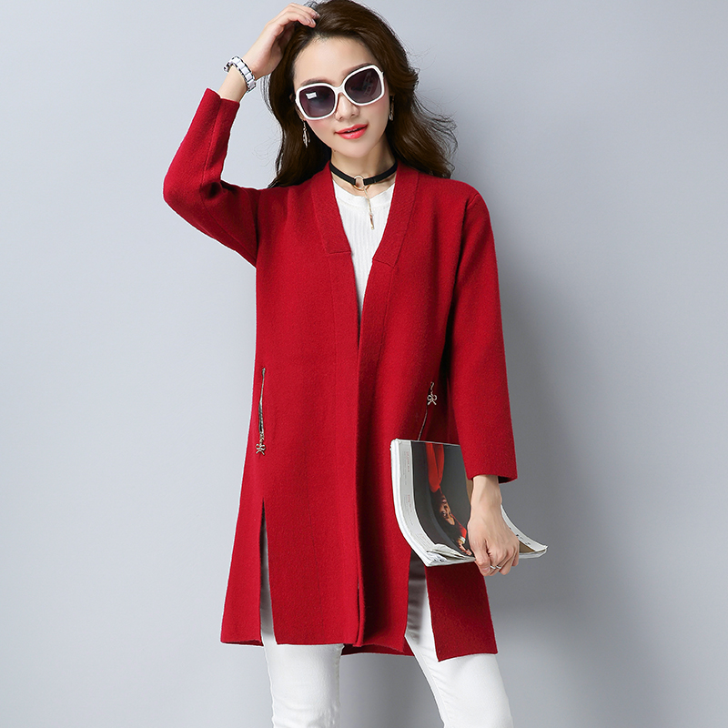 Korea Fashion Style Tipis Selendang Perempuan Udara Kemeja Merajut Source · LOOESN perempuan tipis lengan panjang saku ritsleting merajut kemeja merajut ...