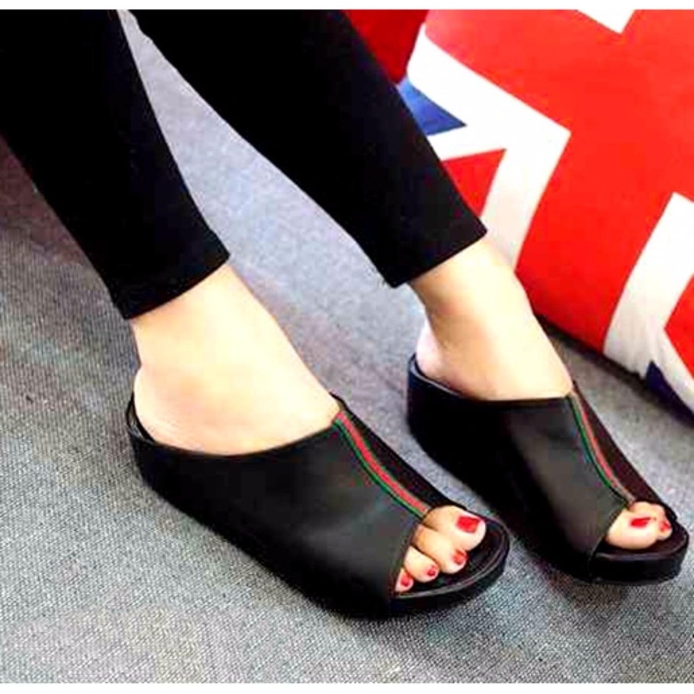 jual beli marlee dk 10 wedges sandal wanita hitam 2018 jual beli marlee dk 10 wedges sandal wanita hitam 2018