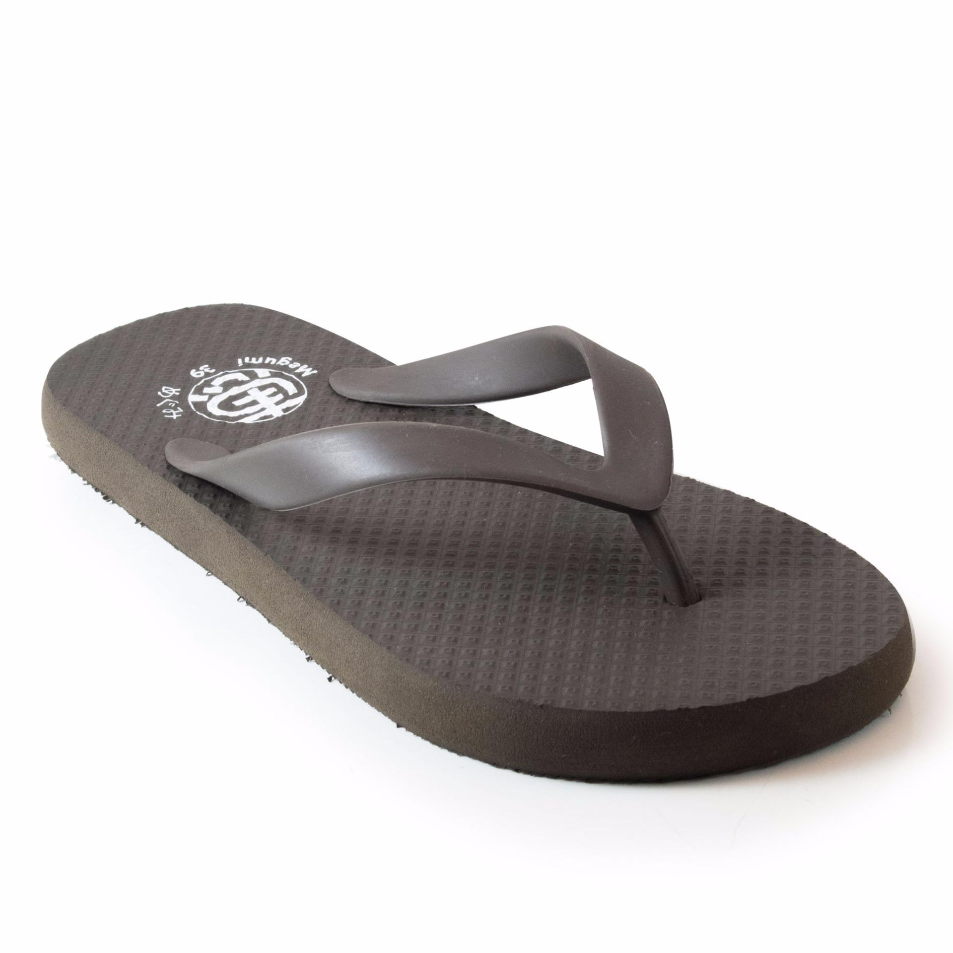 Megumi Sandal Jepit Pria Bristol - Brown