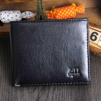 Men Bifold Business Leather Wallet ID Credit Card Holder Purse Pockets BK - Black - Intl Pebruari 2019 - 3 Men Bifold Business Leather Wallet ID Credit Card Holder Purse Pockets BK - Black - intl - 3