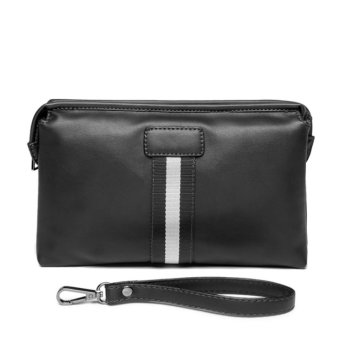 Men's Retro Leather Clutch Hand Bag Business Handbag Envelope Metrosexual Casual Mobile Phone Bag(black) - Intl April 2018 - 2 Men's Retro Leather Clutch Hand Bag Business Handbag Envelope Metrosexual Casual Mobile Phone Bag(black) - intl - 2