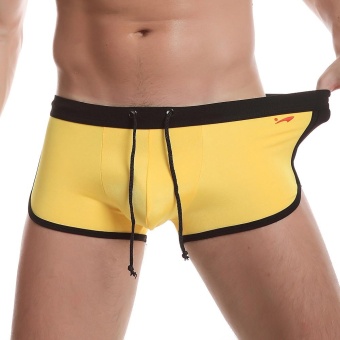Mens Sports Running Swim Shorts Underwear Pant Boxer Brief Trunk YE/S - Intl September 2018 - 3 Mens Sports Running Swim Shorts Underwear Pant Boxer Brief Trunk YE/S - intl - 3