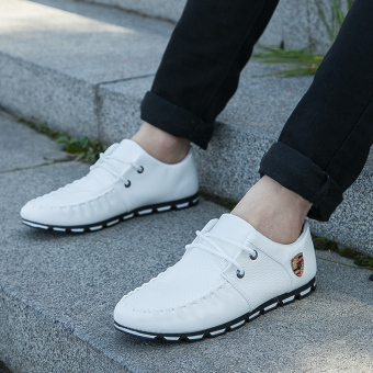 Mode The Man ZNPNXN Renda Up/Loafers Differences Kulit Serta Chemicals (Putih) Maret 2019 - 2 Mode The Man ZNPNXN Renda Up/Loafers Differences Kulit Serta Chemicals (Putih) - 2