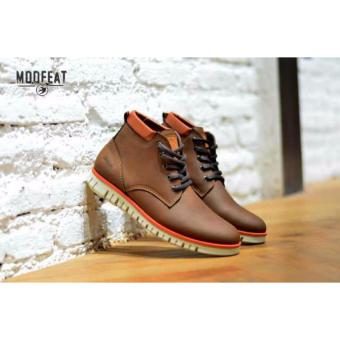 Gambar Moofeat Sepatu Casual Boots Pria Moofeat Original Coklat B 201