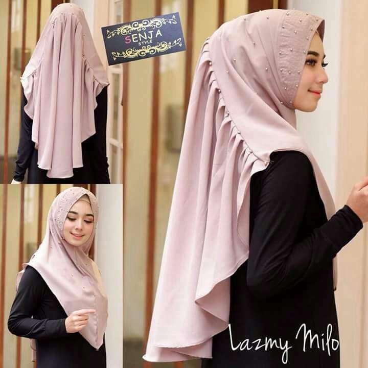 mooie - kerudung hijab jilbab instan khimar polos LAZMY mutiara mooie - kerudung hijab jilbab instan khimar polos LAZMY mutiara