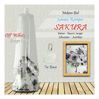 Gambar Mukena Bali Jumbo Rampel SAKURA Promo