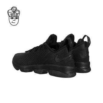 Gambar Nike LeBron XIV Low Basketball Shoes Black   Black Dark Grey 878636 002  SH