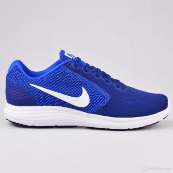 Gambar NIKE REVOLUTION 3 DEEP ROYAL BLUE WHITE HYPER COBALT