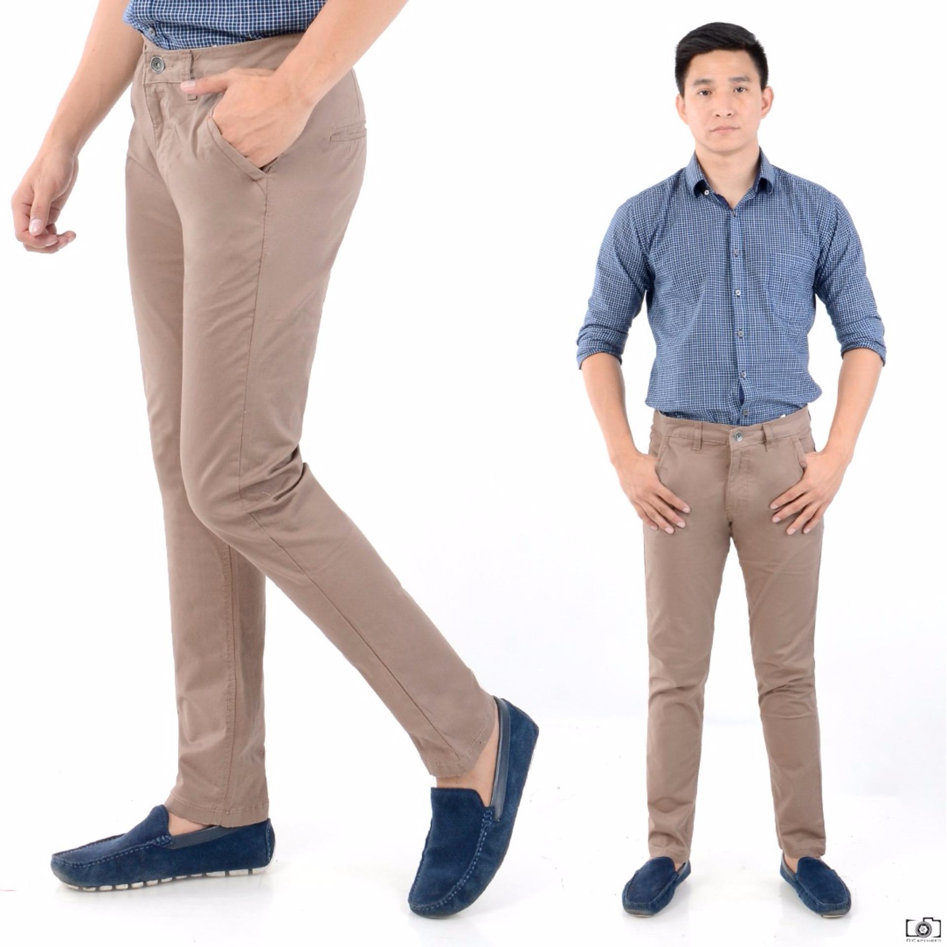 CELANA CINOS PANT BAHAN TUILL STREET BAGUS MURAH JAHITAN RAPI KWLITAS TERJAMIN [ABU-ABU]