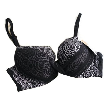 jual oleno bra flower hitam krem bra modern brokat jual oleno bra flower hitam krem bra modern brokat