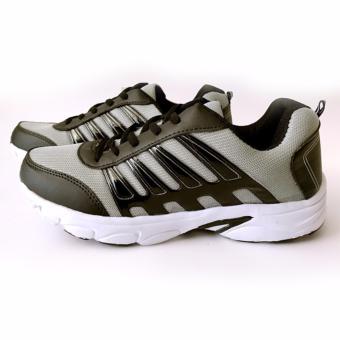 Onemarkets Sepatu Olahraga Cowok/ Sepatu Lari Pria - Abu-abu April 2018 - 4 Onemarkets Sepatu Olahraga Cowok/ Sepatu Lari Pria - Abu-abu - 4