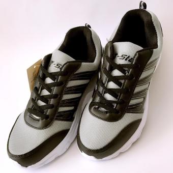 Onemarkets Sepatu Olahraga Cowok/ Sepatu Lari Pria - Abu-abu April 2018 - 2 Onemarkets Sepatu Olahraga Cowok/ Sepatu Lari Pria - Abu-abu - 2