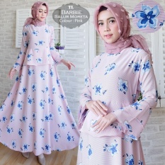 Pakaian Muslimah Wanita - Fashionable - Maxi Barbie Moreta pink