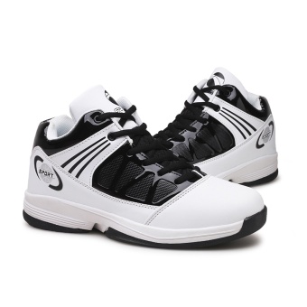 PINSV Pria Basket Sepatu Sneaker Tren A Basket Sport Boots - Putih Pebruari 2019 - 2 PINSV pria basket Sepatu Sneaker tren a basket Sport Boots - putih - 2