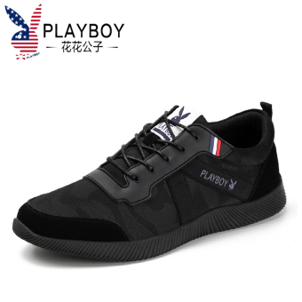 Jual PLAYBOY Tren Tembus Udara Sepatu Trendi Muda Sepatu Pria (Hingga Kesi kasual CX39298 hitam) Ori