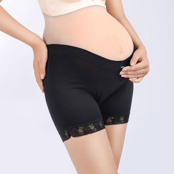 Pregnant Women Pants Cotton Underwear Four Angle Shorts Pants Apricot Mei 2019 - 5 Pregnant Women Pants Cotton Underwear Four Angle Shorts Pants Apricot - 5