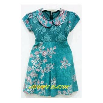  Harga  PROMO Dress Batik Baju  Batik Terusan Anak Perempuan  