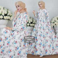 Prsd - Gamis Syari Satin Nikita / Syar'i / Baju Gamis Muslim / Maxmara / Catherina / Baloteli / Satin / Bubble Pop / Wol Fish / Katun Jepang / Murah / Pesta / Polos / Jumbo / Terlaris