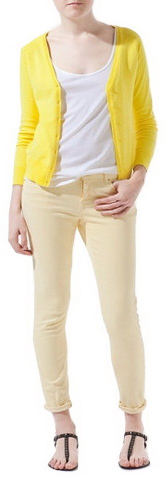 QuincyLabel Basic Cardigan - Abu-abu