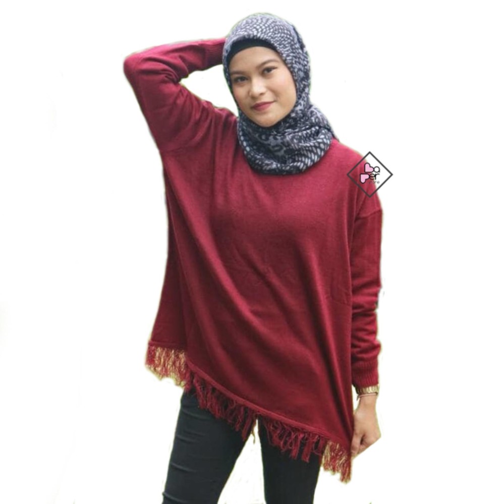 Raida Blouse Sweater Wanita Rajut PROMO MURAH Best Seller Fashion