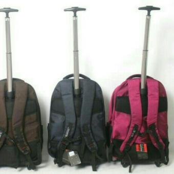 Ransel Trolley Polo Charter 1942 - 22 ZV Pink Rose Tas Backpack Trolly Travel Jumbo + Free Raincover Desember 2018 - 5 Ransel Trolley Polo Charter 1942 - 22 ZV Pink Rose Tas Backpack Trolly Travel Jumbo + Free raincover - 5