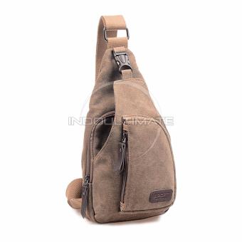 REAL PICTURE Tas Selempang Pria Keren / Waist Bag / Sling Bag / Shoulder Bag / 160712 - Brown April 2018 - 2 REAL PICTURE Tas Selempang Pria Keren / Waist Bag / sling bag / shoulder bag / 160712 - Brown - 2