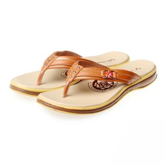 Salvora Sandal Kasual S19-Tan Mei 2018 - 2 Salvora sandal kasual S19-Tan - 2