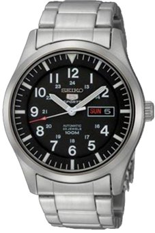 Seiko 5 Automatic Military Jam Tangan Pria - Silver