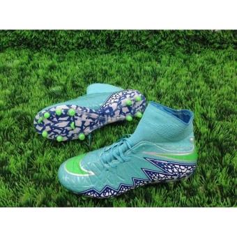 Gambar Sepatu Bola Soccer Hypervenom Phantom Flyknit Blue Tosca (PremiumImport)