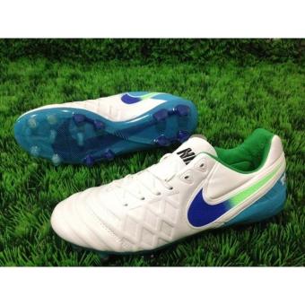 Gambar Sepatu Bola Soccer Tiempo Legend VI Putih Biru (Premium Import)