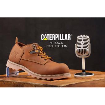 Gambar Sepatu Boots Safety Caterpillar Nitrogen Pria_Tan