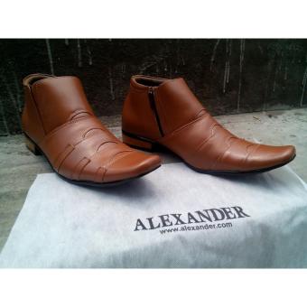 Gambar sepatu kulit alexander shoes MS19 formal boots