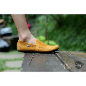 Jual Sepatu Pria [ Cevany Moccsue Tan ] Sepatu Casual Pria Slop Slip On
Loafers Santai Formal Online Review