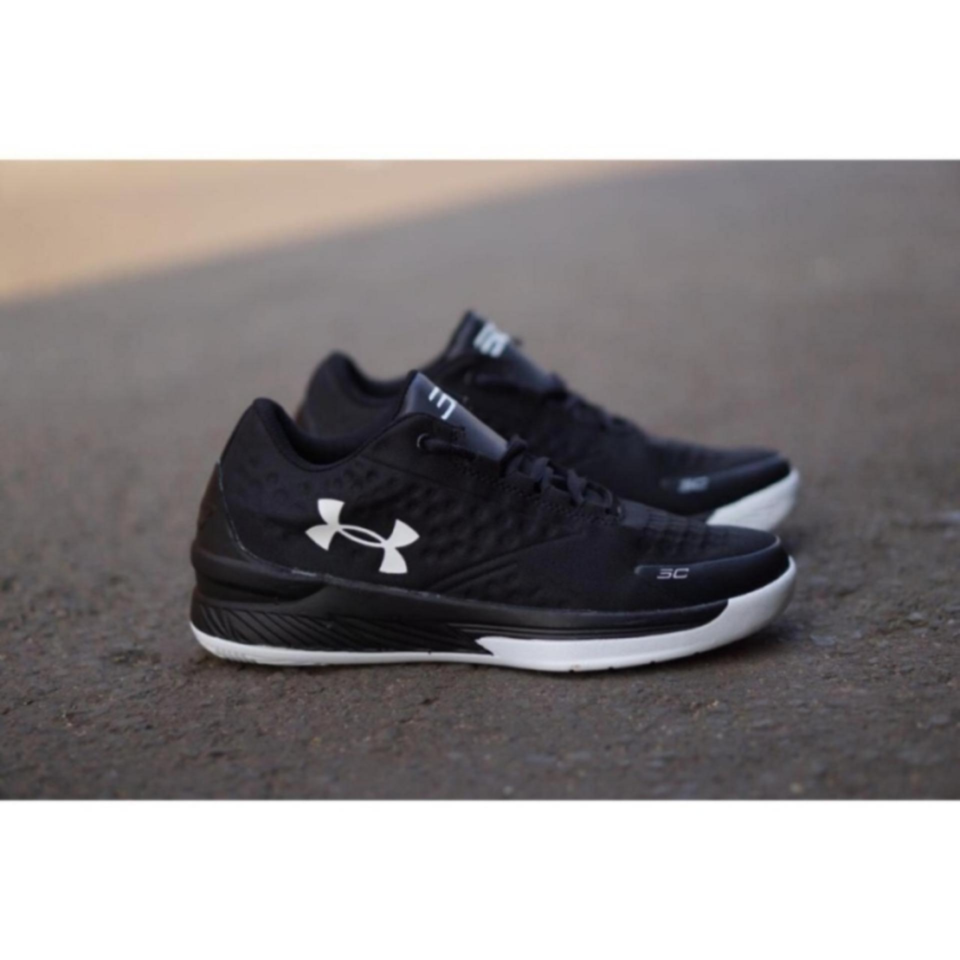 Sepatu Fashion Under Armour Update Daftar Harga Terbaru Indonesia Flash Sale Sepatu sneaker fashion pria wanita under armour Black FaizahOlshop