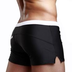 Sexy Swimsuit Fashion Swimming Trunks Briefs Beach Shorts Mens Underpant BK/L-Intl