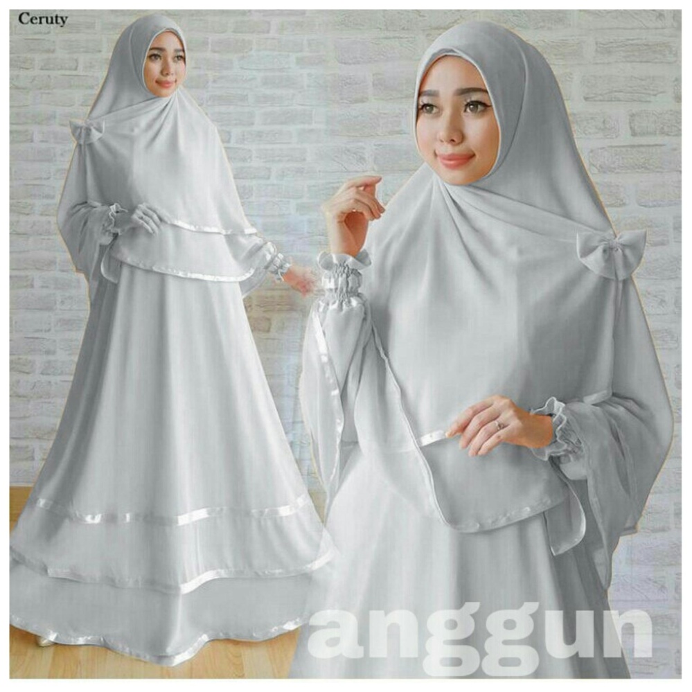 Flash Sale SG_31 Gamis Anggun Syar'i Grey