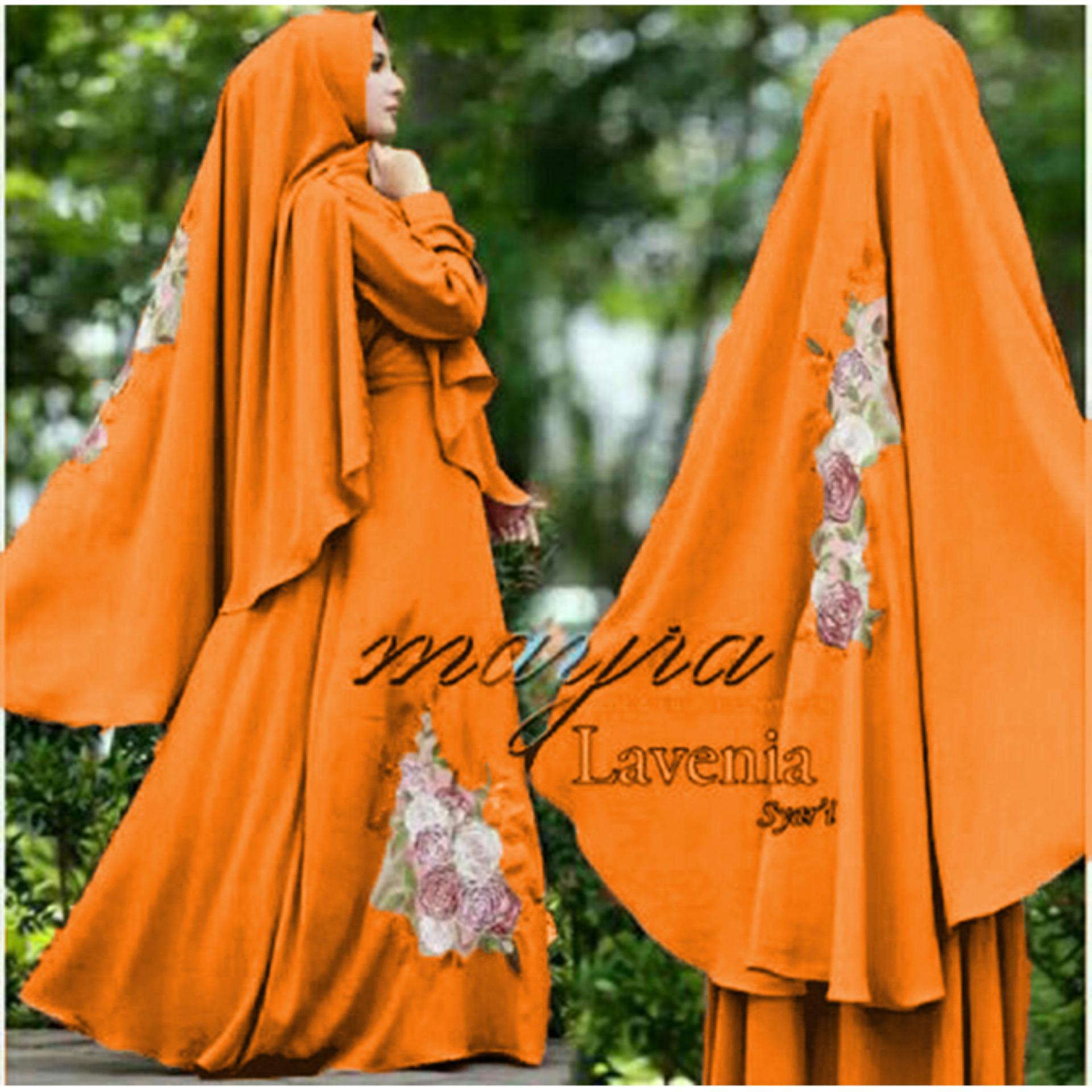 Snowshopkita Dress Muslimah Gamis Syari Lavenia - Mustard