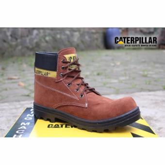 jual sp sepatu caterpillar safety boots coklat oren sp shop di lazada omjoni jual sp sepatu caterpillar safety boots coklat oren sp shop di lazada omjoni