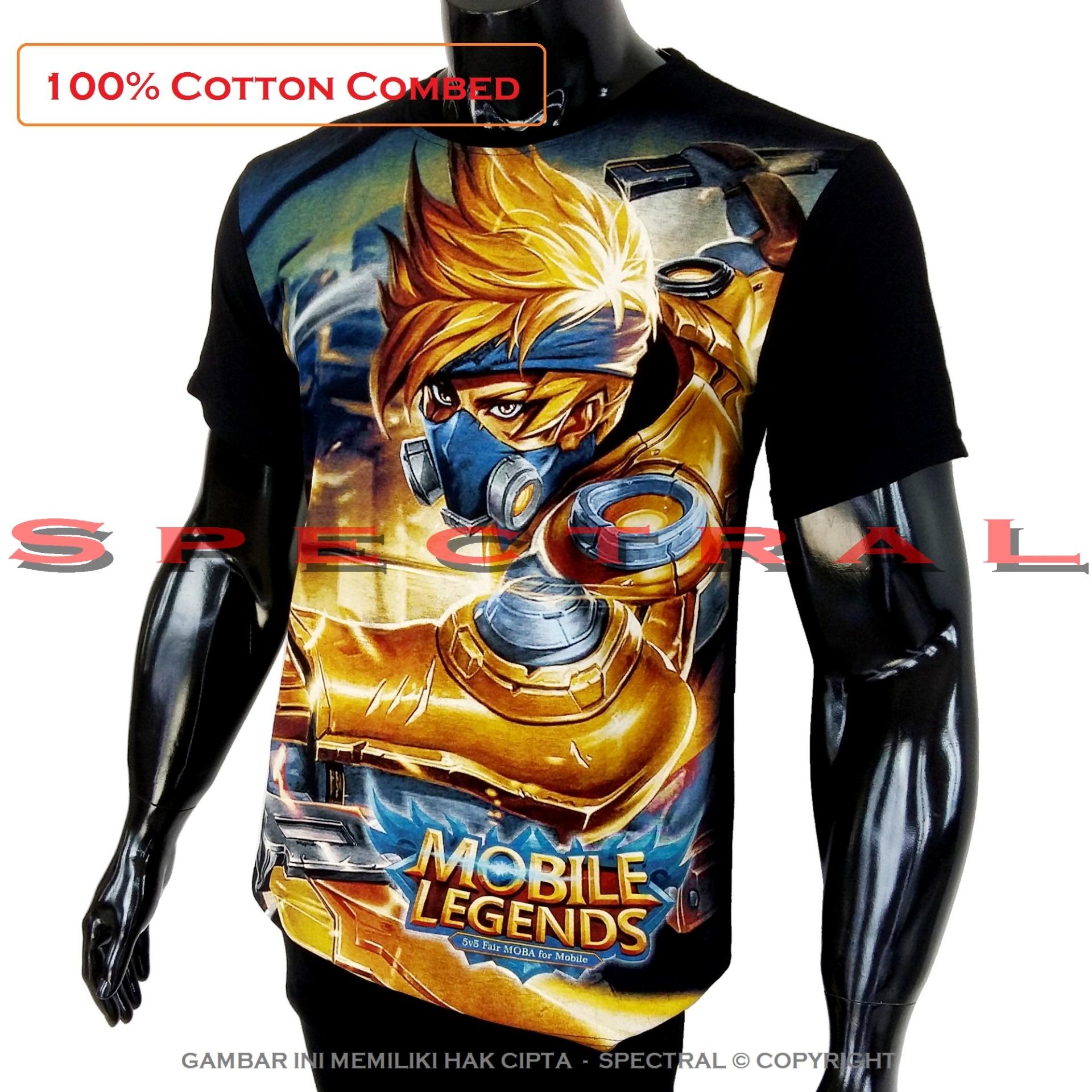 Spectral - Kaos Distro T-Shirt Fashion 100% Soft Cotton Combed 30s Pria Wanita Cewe Cowo Baju TShirt 3D Terbaru Baru Kekinian Animasi Gambar Mobile Legends  MobileLegend Moba Game Lengan Keren Bandung Murah Legend Anime Kartun Superhero Atasan Pakaian
