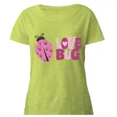 Sz Graphics Love Bugs T Shirt-Hijau