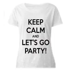 Sz Graphics Party T Shirt Wanita-Putih