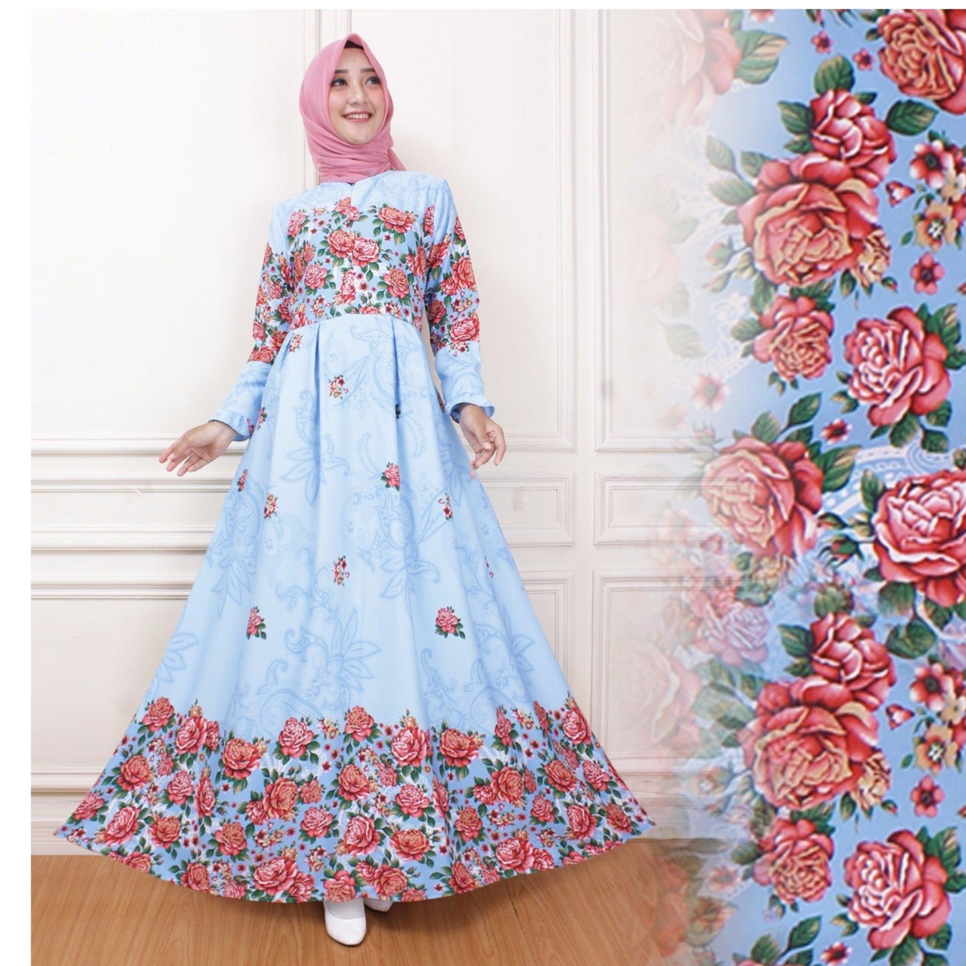 T-OS Gamis Muslimah Bunga Vita