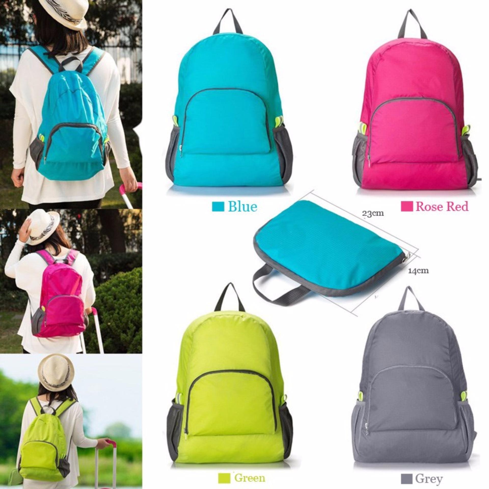 Tas Ransel Lipat IMPORT GREY