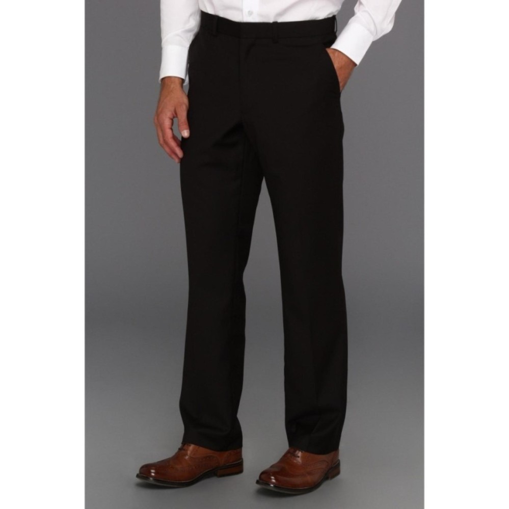 TERMURAH!! Celana Kerja Formal Reguler Fit Pria Hitam Black