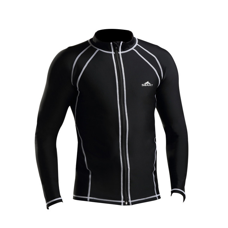 Flash Sale The New Outdoor Diving gear long sleeve warm male diving suitsSurfing is prevented bask in a bathing suit jellyfish dressSnorkeling (Black)(Intl)
